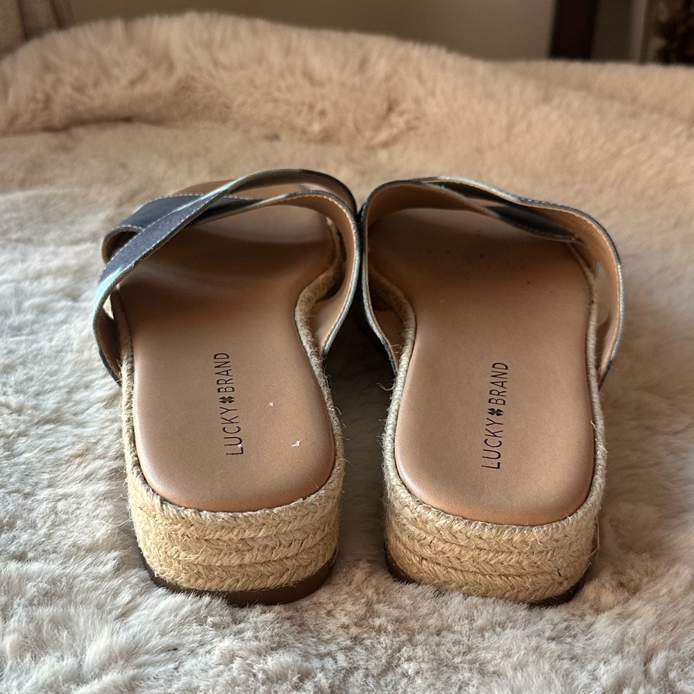 Lucky Brand Tie-Dye Espadrille Sandals - Picture 7 of 12